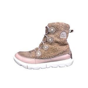 Sorel Women's Winter Boots in Pink and Brown